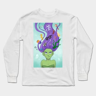 Mermaid Hair Do Care Long Sleeve T-Shirt